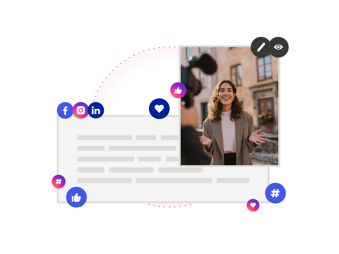 Creation de post reseaux sociaux