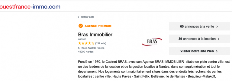 exemple affichage avis immodvisor ouest france immo