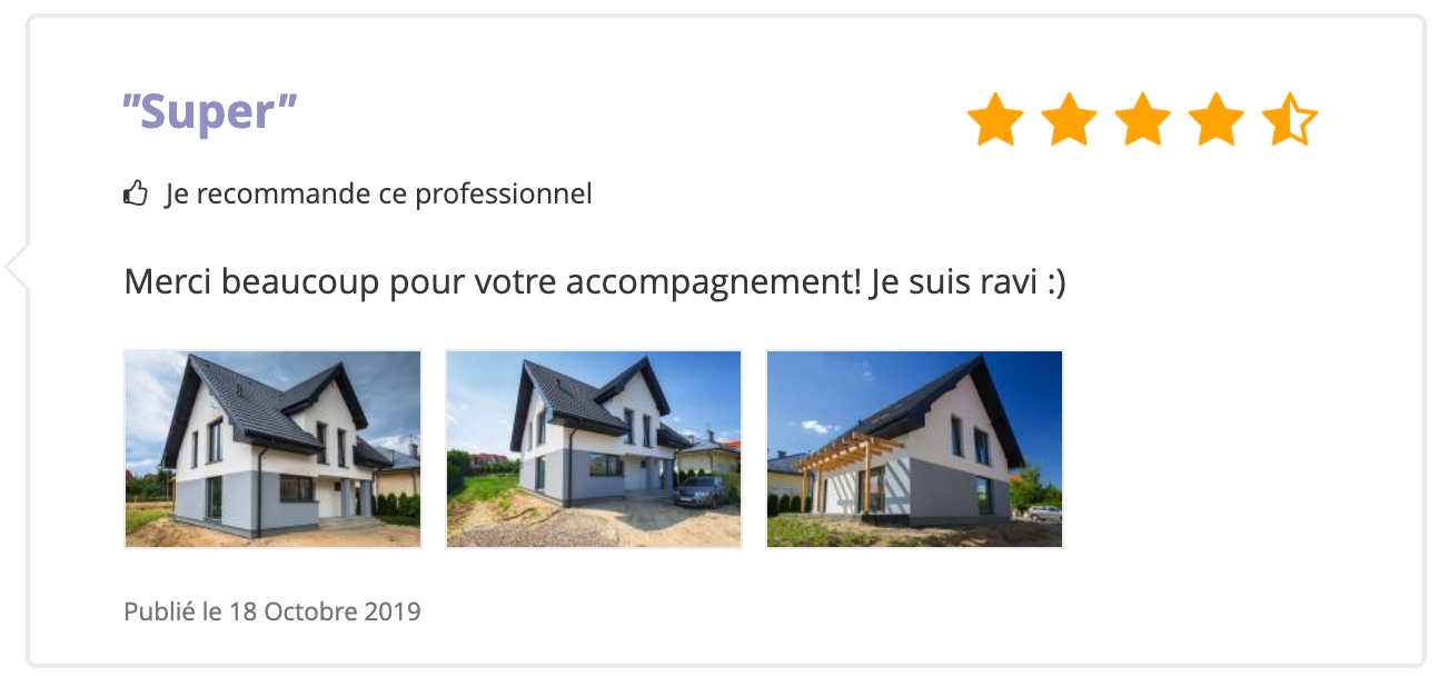 avis client immobilier