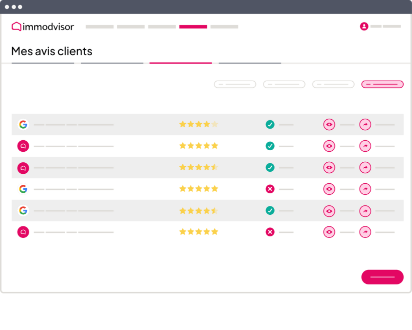 Gestion avis google avis immodvisor