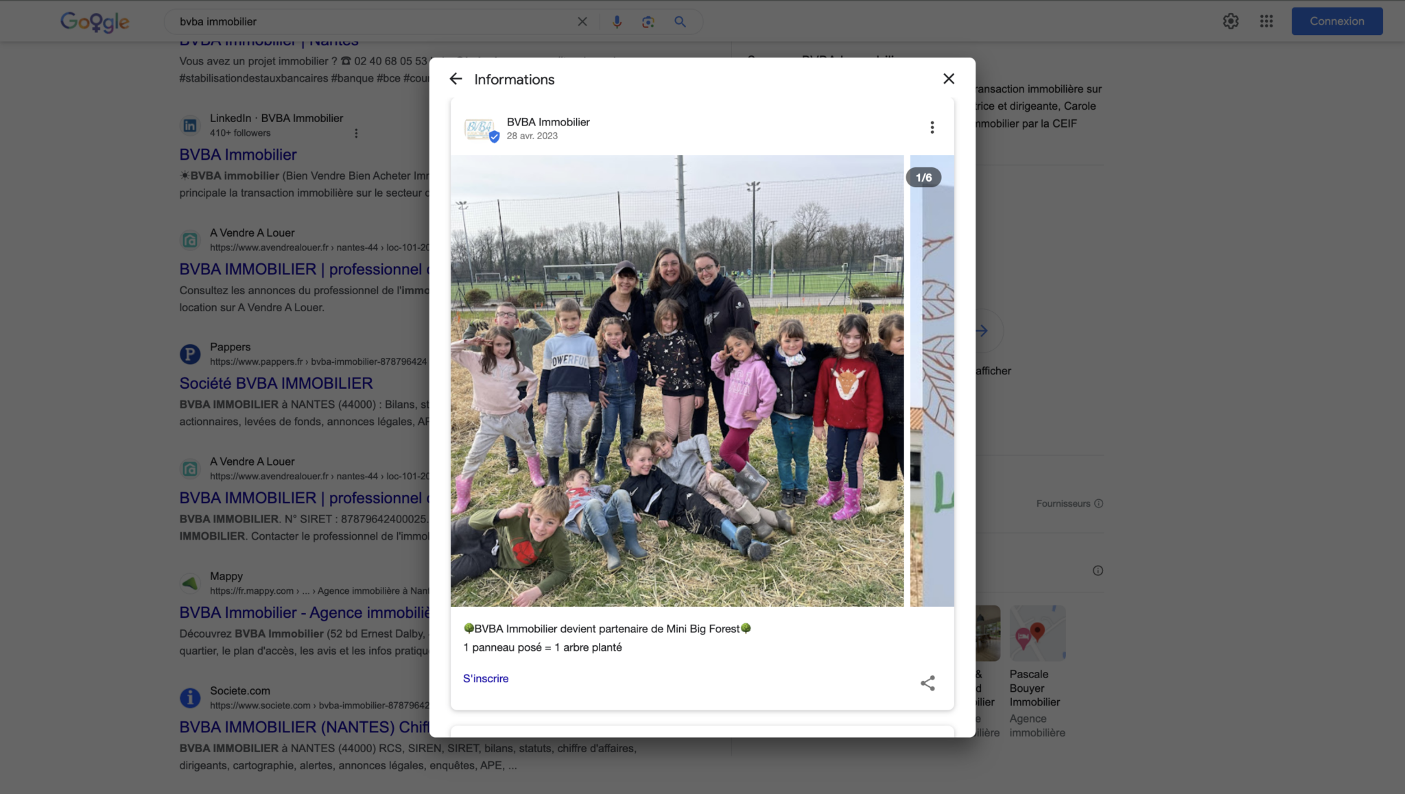 exemple de Google post