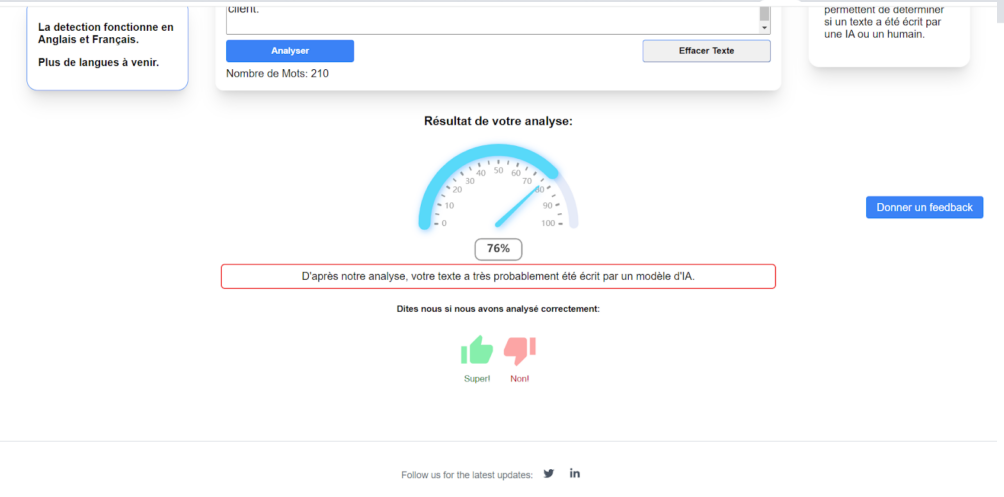 Détection de contenu généré par l’IA sur les avis