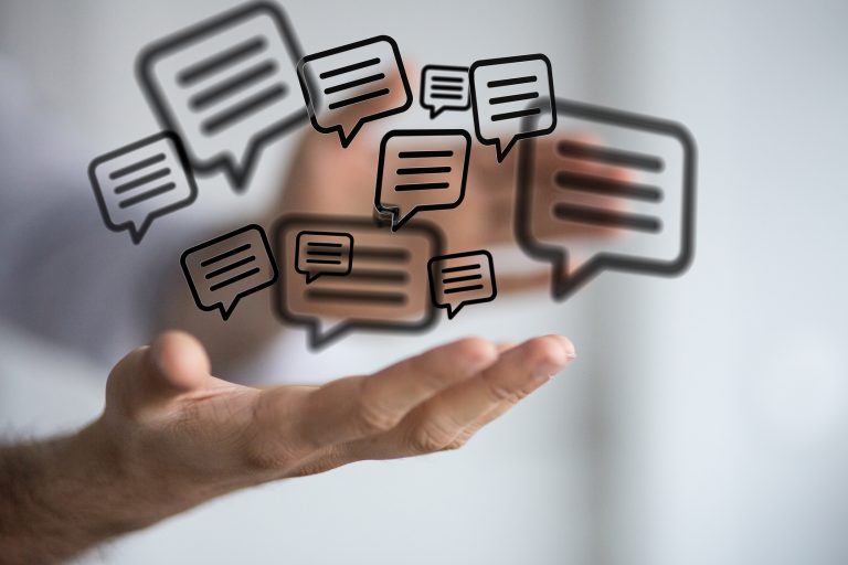 photo avis bulle discussion