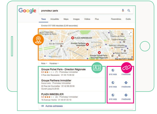 Description pack local google