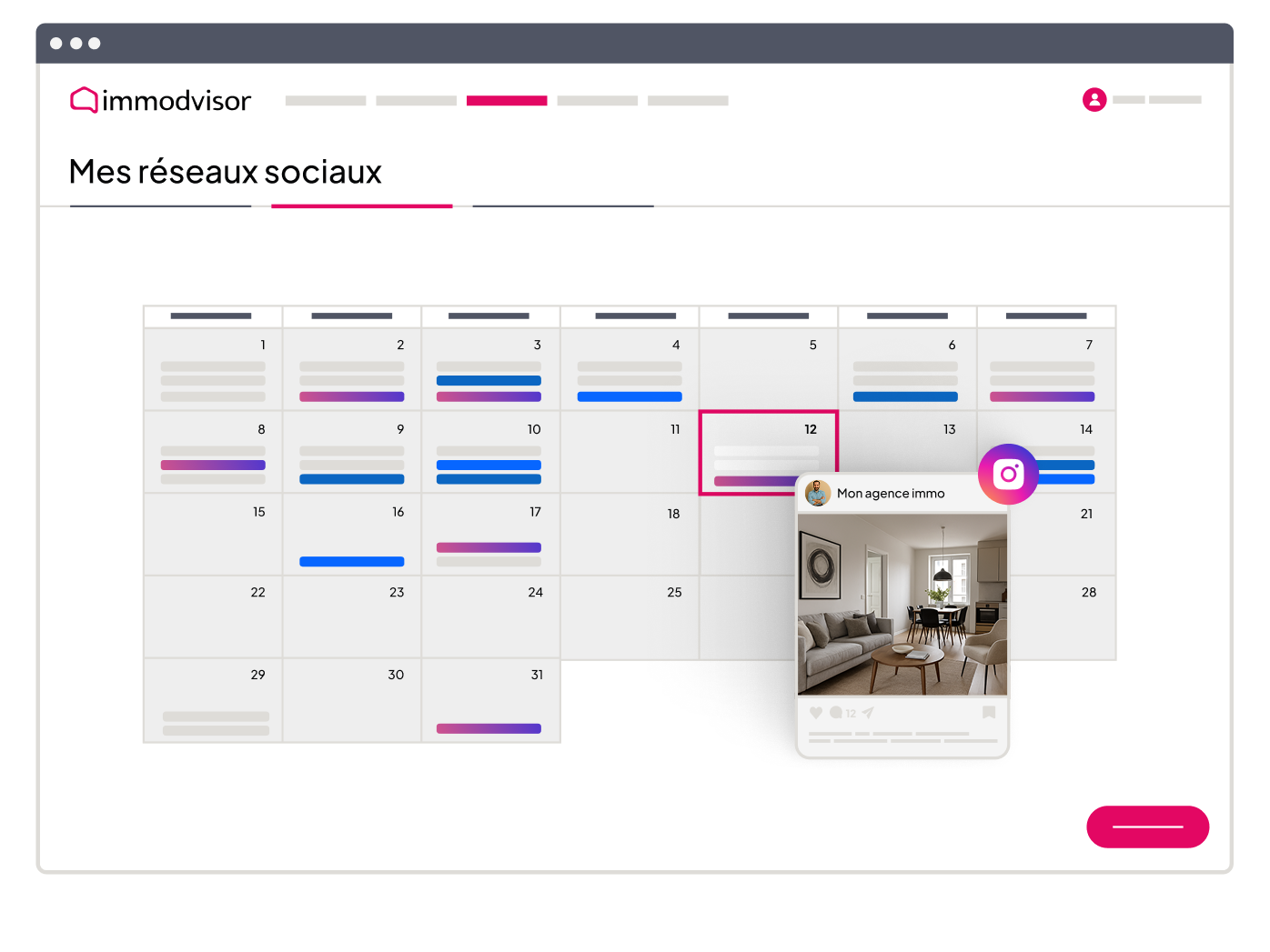 espace client immodvisor reseaux sociaux