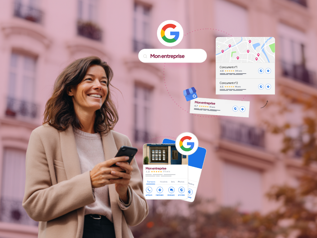 photo femme illustration pack local fiche google